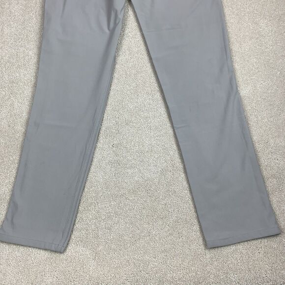 Johnnie O Pants Womens 16 Gray Prep Formance Chino Flat Front Preppy Golf - Picture 4 of 15